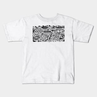 Pure Comedy Halftone Design Kids T-Shirt